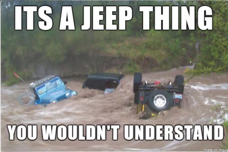 It's a Jeep Thing Flood Meme - Jeep Recall Class Action Lawsuit - Converted to modern webp format by Matthew K.