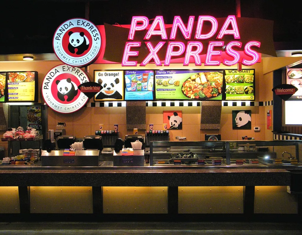 panda express restaurant in a mall